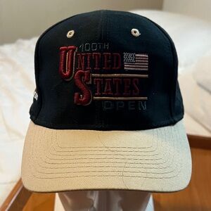 Embroidered Flag Baseball Cap - Black & Tan